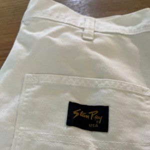 Men's STAN RAY White Work Pants USA - M